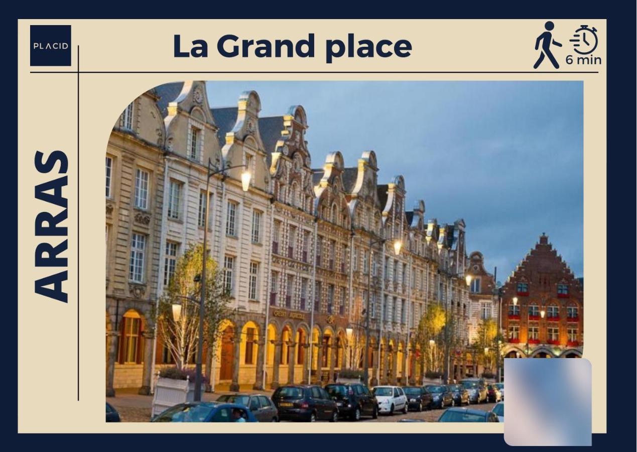 Le ScottmanHouse - Appartement privé - Centre ville - Gare - Wi-Fi Arras Exterior foto